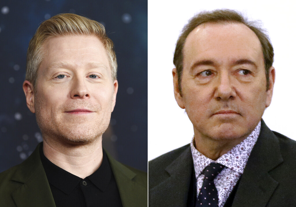 composite of Anthony Rapp and Kevin Spacey close-ups