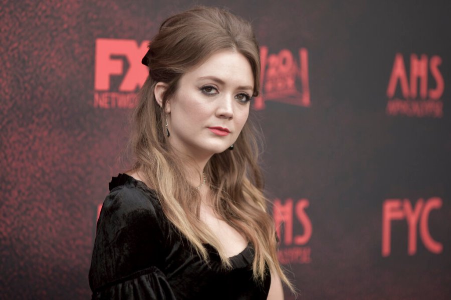 Billie Lourd poses at an event