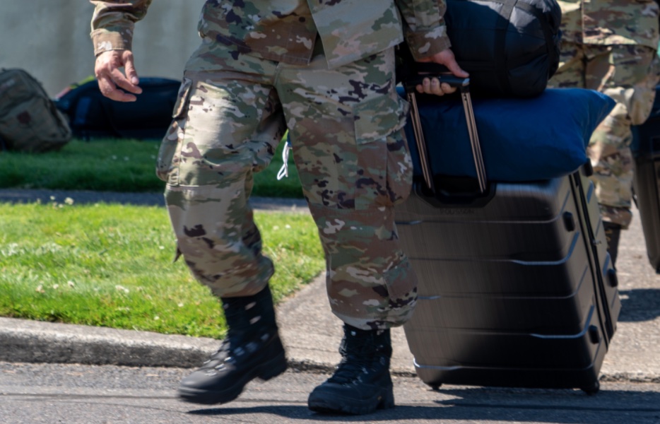 Oregon National Guard members.