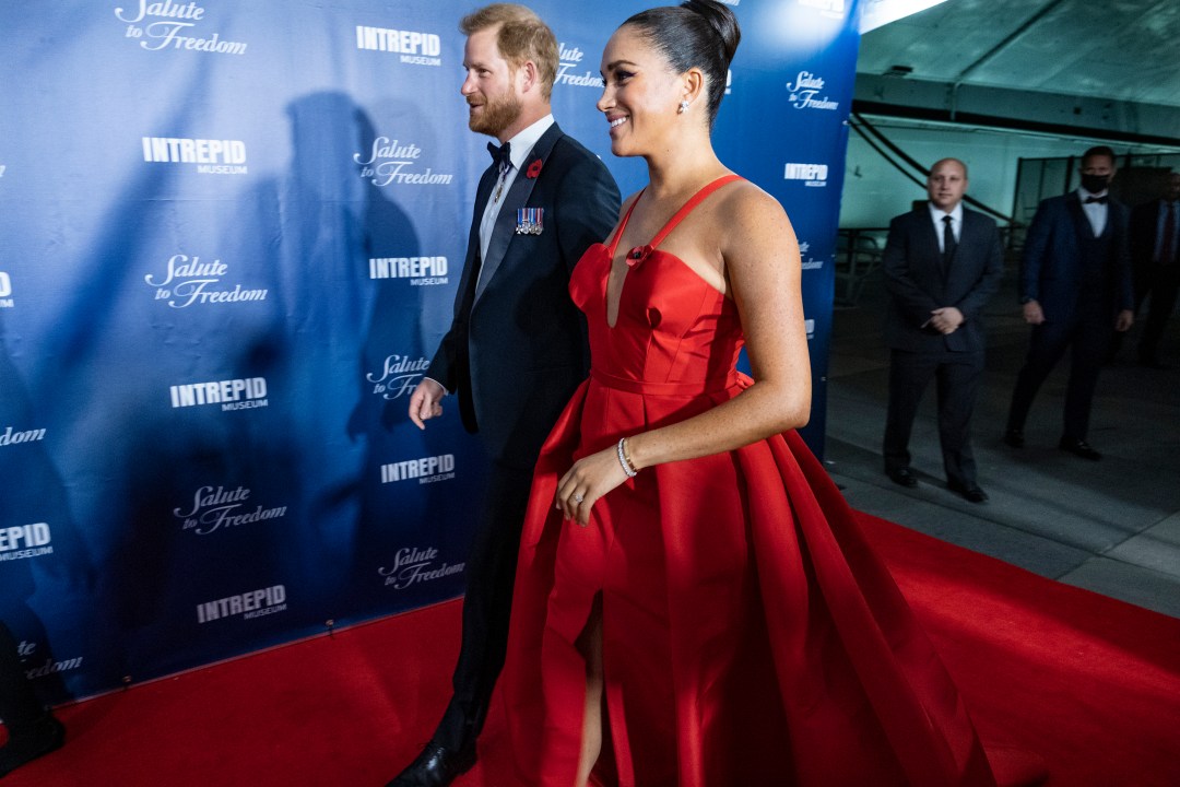 Prince Harry and Meghan on the red carpet