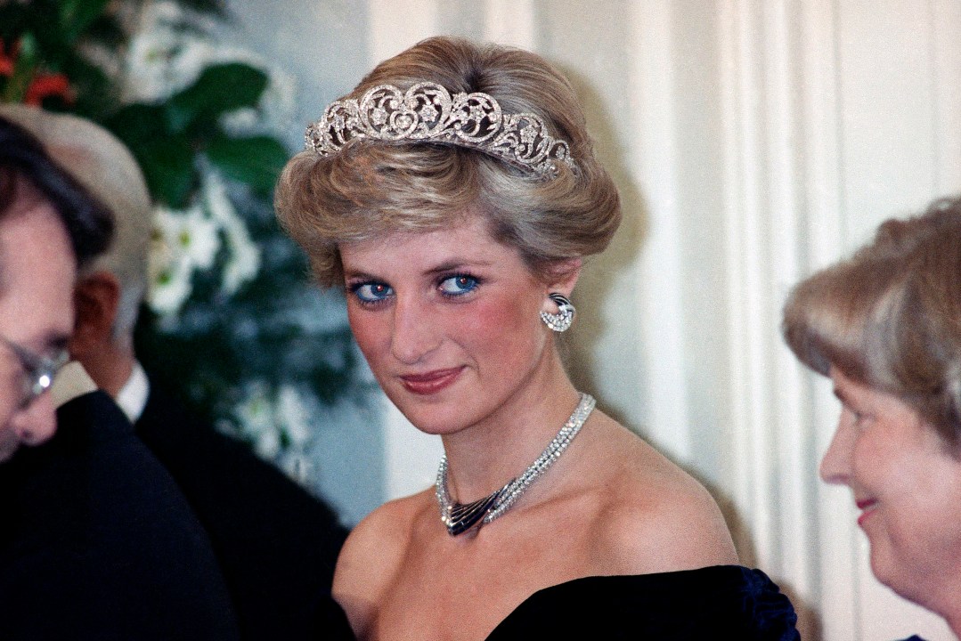 Princess Diana of Wales at a reception.