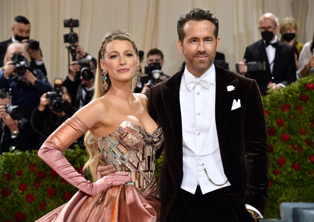 Ryan Reynolds and Blake Lively at the Met.