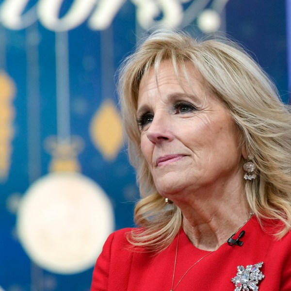 First lady Jill Biden speaks at the White House
