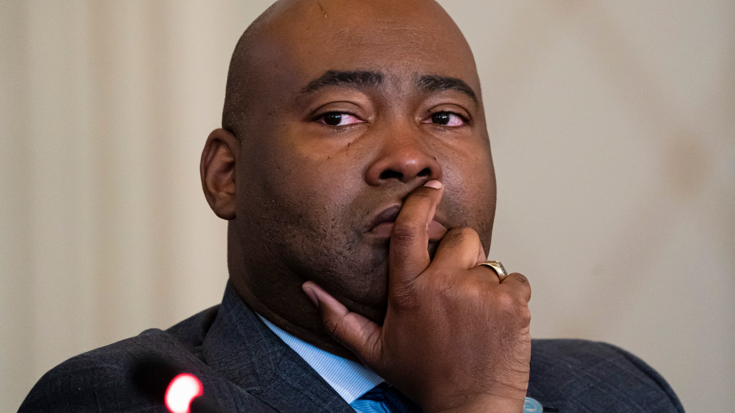 Jamie Harrison, soon to be replaced as DNC chair.