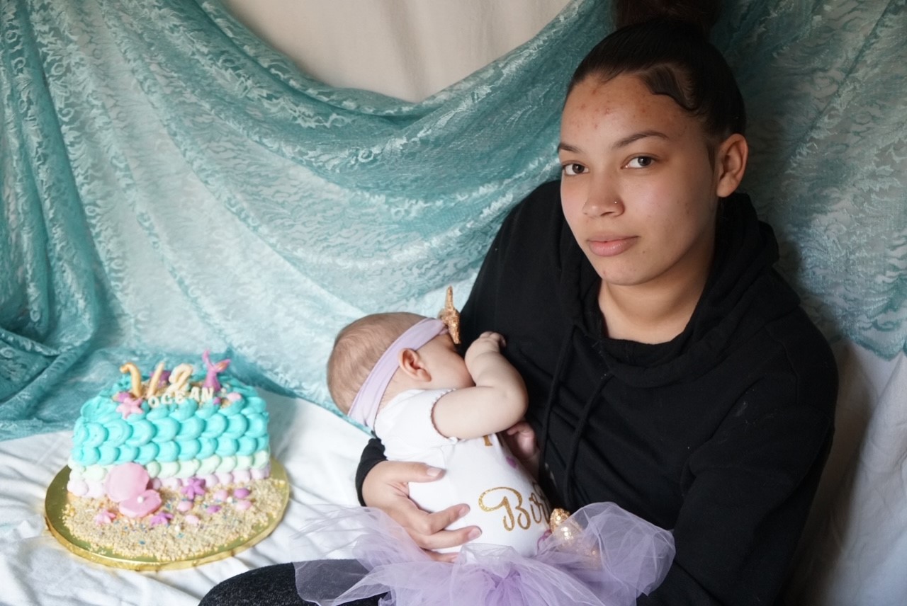 Ruthey Smith and her daughter