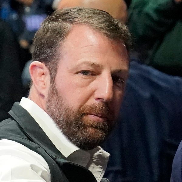 FILE - Sen. Markwayne Mullin, R-Okla., attends NCAA Wrestling Championships, March 18, 2023, in Tulsa, Okla. A Tuesday hearing in the Senate devolved into an angry confrontation between Sen. Markwayne Mullin of Oklahoma and International Brotherhood of Teamsters President Sean O’Brien. Mullin challenged the Teamsters leader to “stand your butt up” and settle longstanding differences right there in the room. (AP Photo/Sue Ogrocki, File)