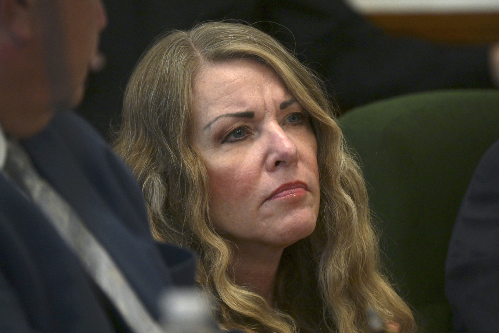 Lori Vallow Daybell listens during her sentencing hearing.