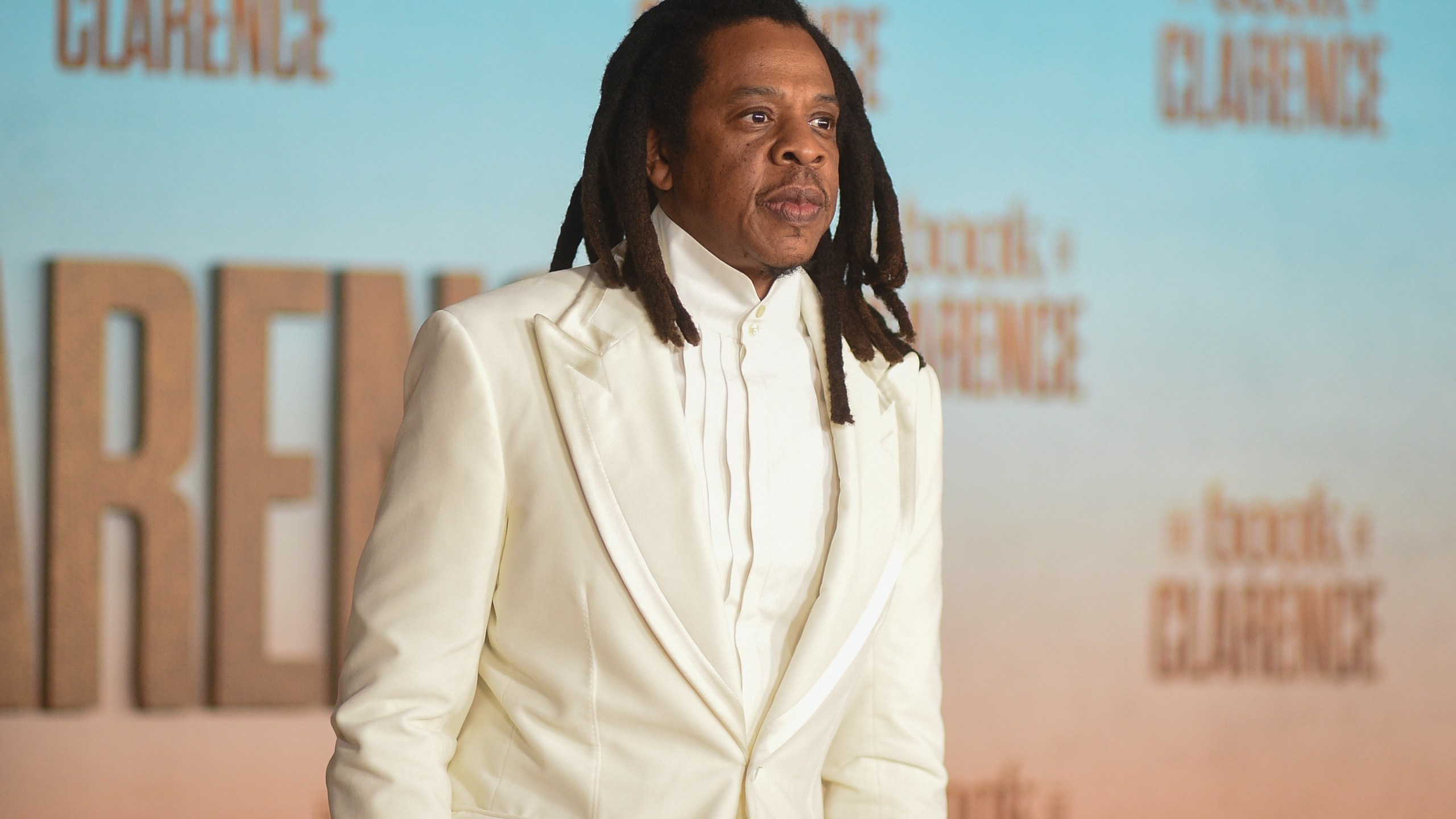 Jay-Z arrives at the premiere of "The Book of Clarence" on Friday, Jan. 5, 2024.