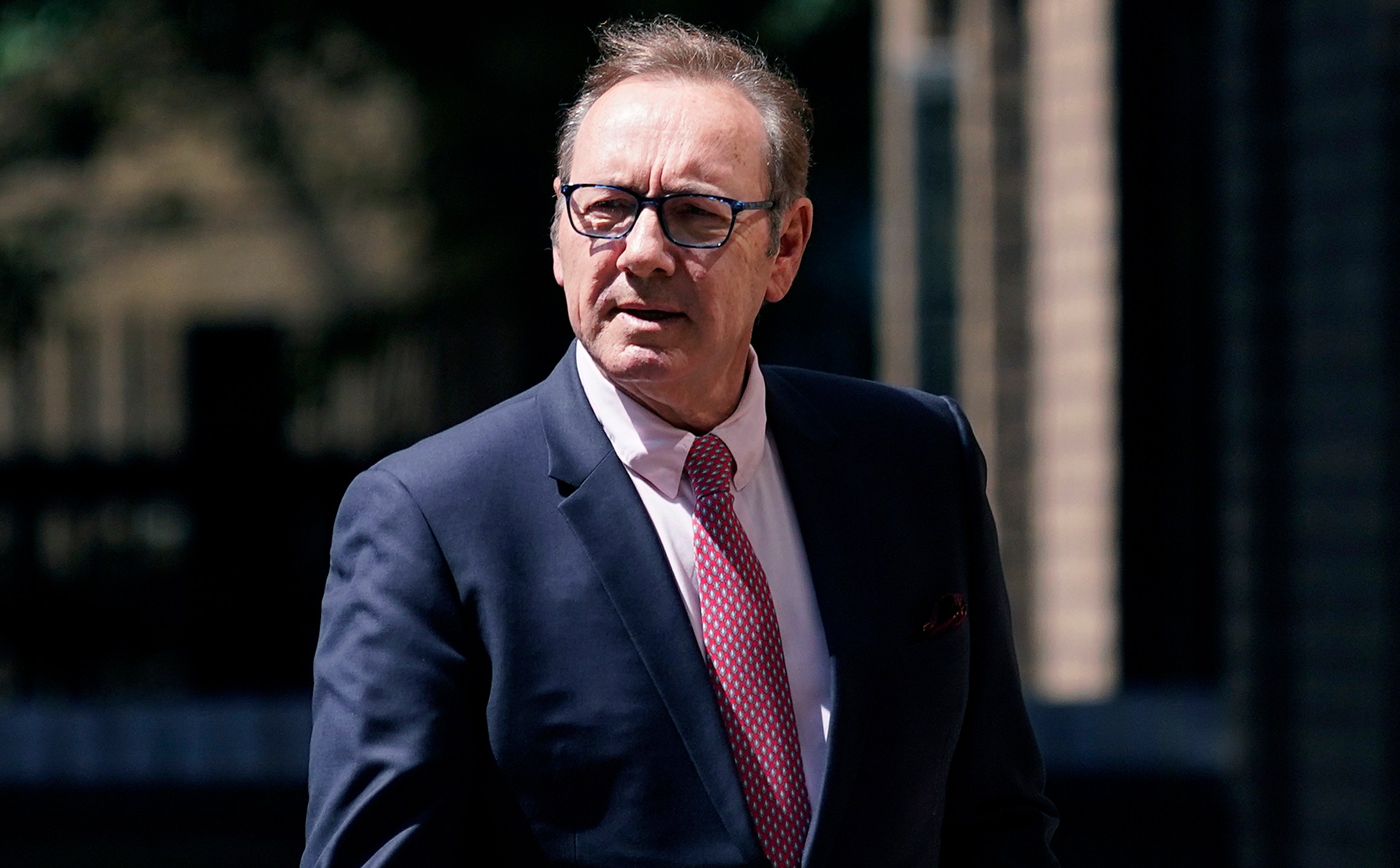FILE - Actor Kevin Spacey walks outside Southwark Crown Court in London, July 26, 2023. Spacey’s $5.6 million waterfront condominium in Baltimore sold at auction on Thursday, July 25, 2024. (AP Photo/Alberto Pezzali, File)