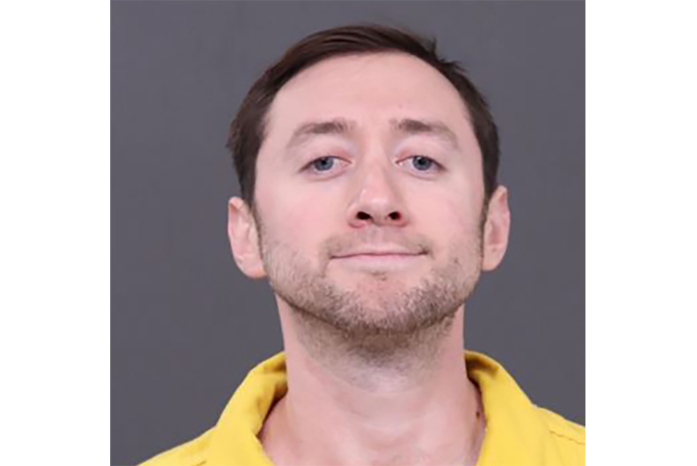 FILE - This photo provided by the Bucks County, Pa., District Attorney's Office shows Justin Mohn. Mohn, the man accused of beheading his father in their suburban Philadelphia home early this year and posting a video of the severed head online, is competent to stand trial, a judge ruled Thursday, Aug. 1. (Bucks County District Attorney's Office via AP, File)