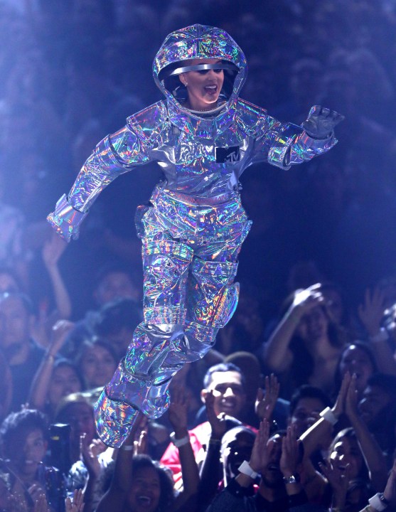 Katy Perry as an astronaut