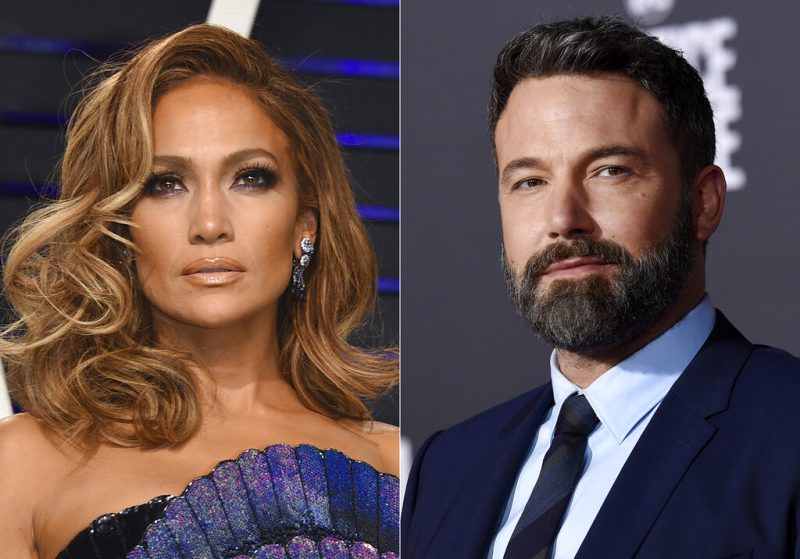 Jennifer Lopez and ex-husband Ben Affleck.