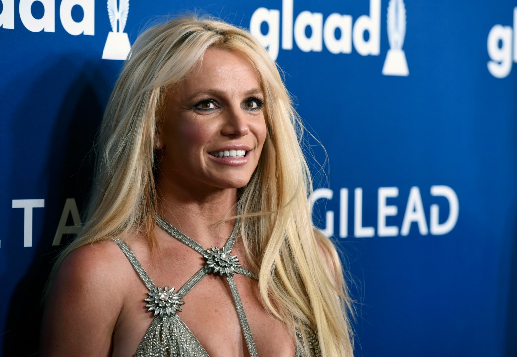 Britney Spears at the 29th annual GLAAD Media Awards.