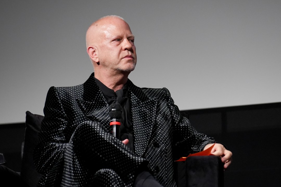 Ryan Murphy sits on a panel at the FYC red carpet event.