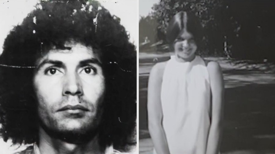 Image of "Dating Game" serial killer Rodney Alcala and Morgan Rowan | Credit: Morgan Rowan