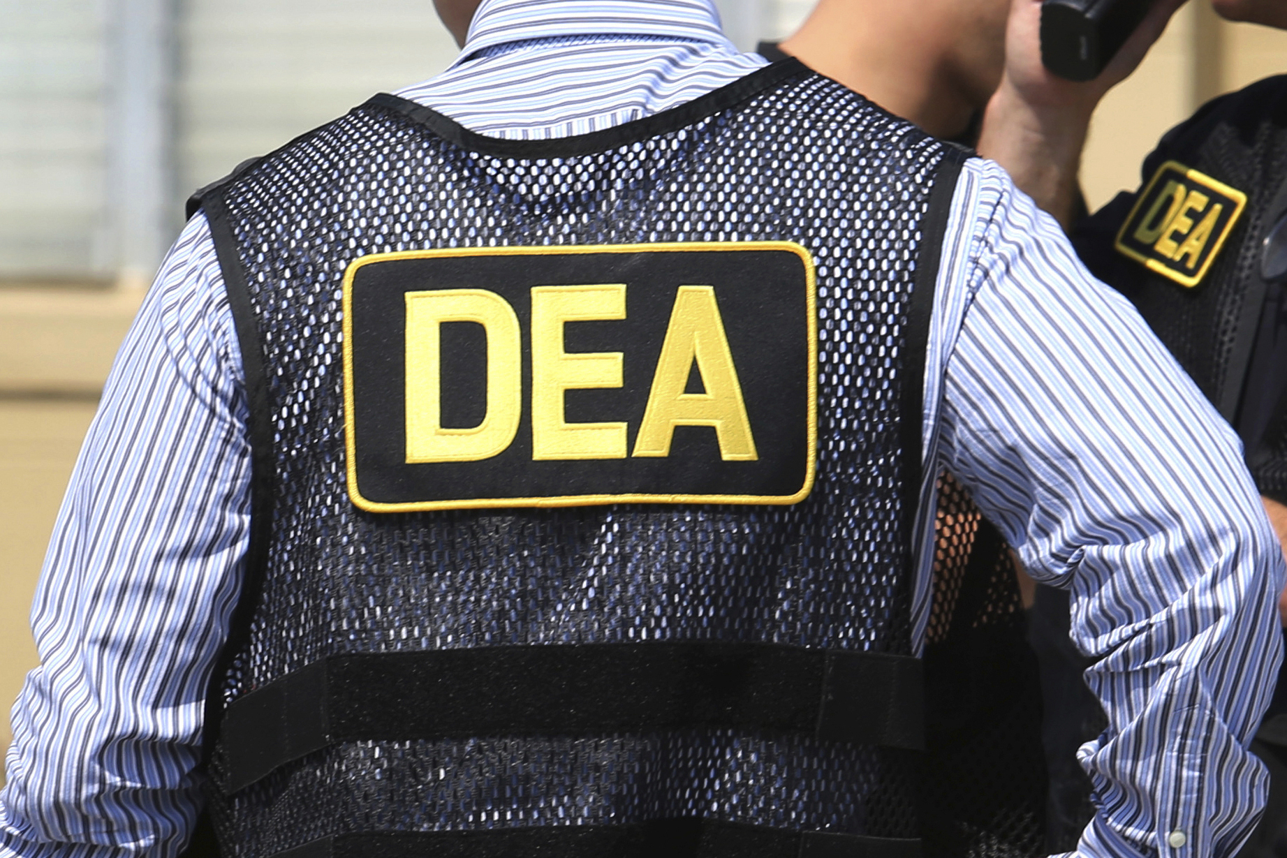 Drug Enforcement Administration agents are seen in Florida.