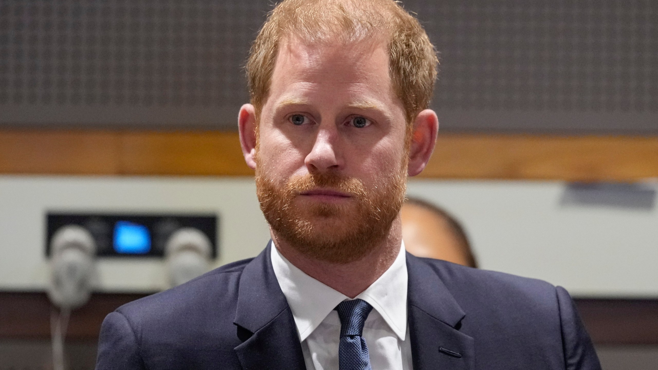 FILE - Britain's Prince Harry speaks during a high level event sponsored by Lesotho at U.N. headquarters, Tuesday, Sept. 24, 2024. (AP Photo/Frank Franklin II, File)