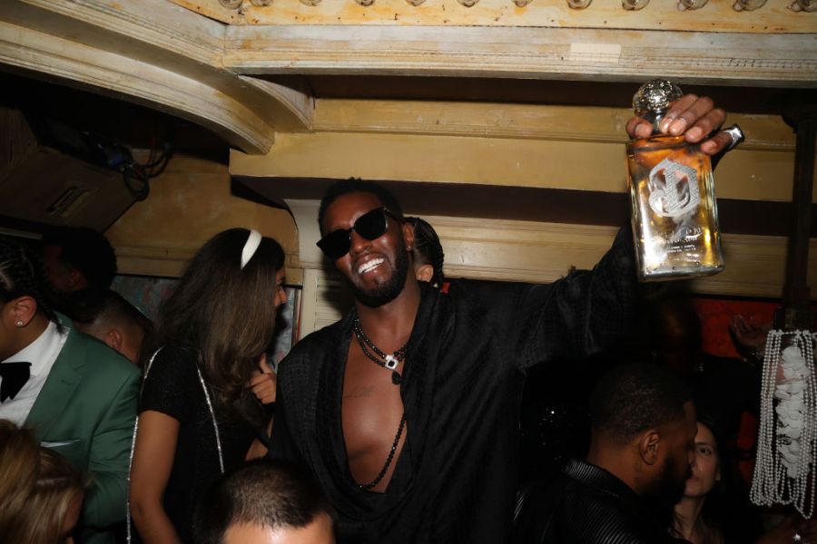A picture of Diddy attending a party in 2023.