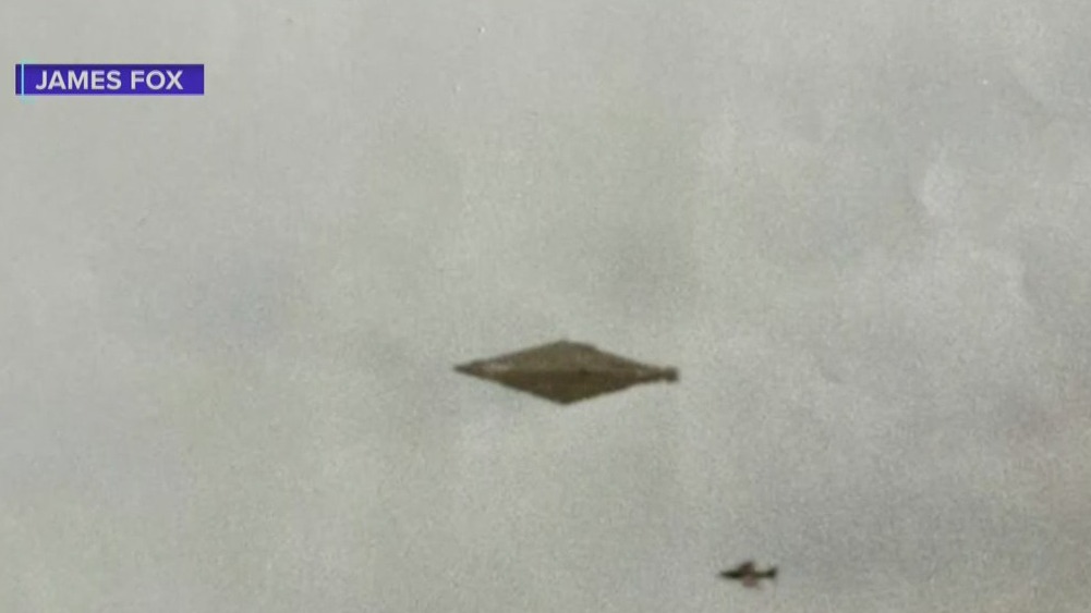 A picture of an alleged flying saucer.