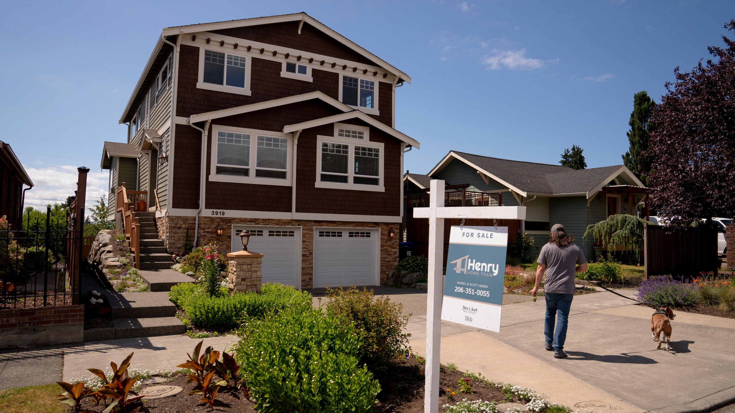 A home for sale in Seattle, Washington.