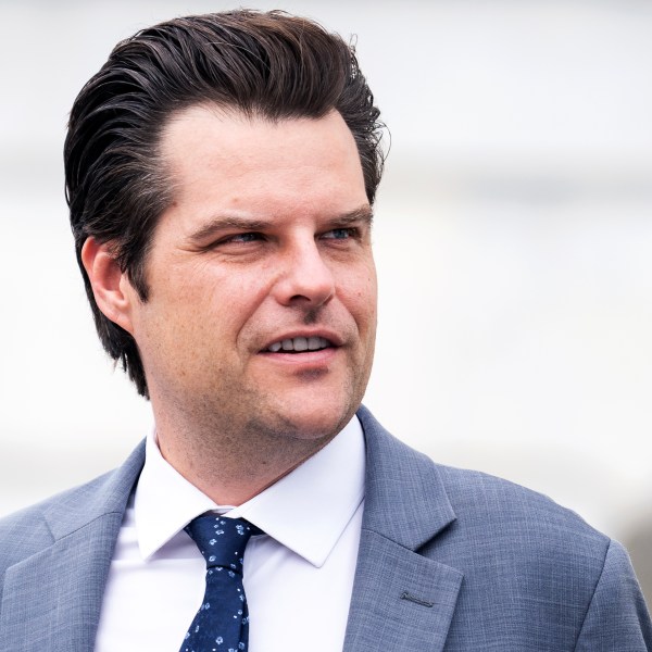 Rep. Matt Gaetz, R-Fla., is seen outside the U.S. Capitol after the last votes before the August recess on Thursday, July 25, 2024.