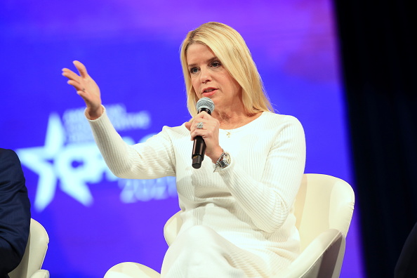 Pam Bondi, former Florida attorney general, speaks during the Conservative Political Action Conference in 2021.