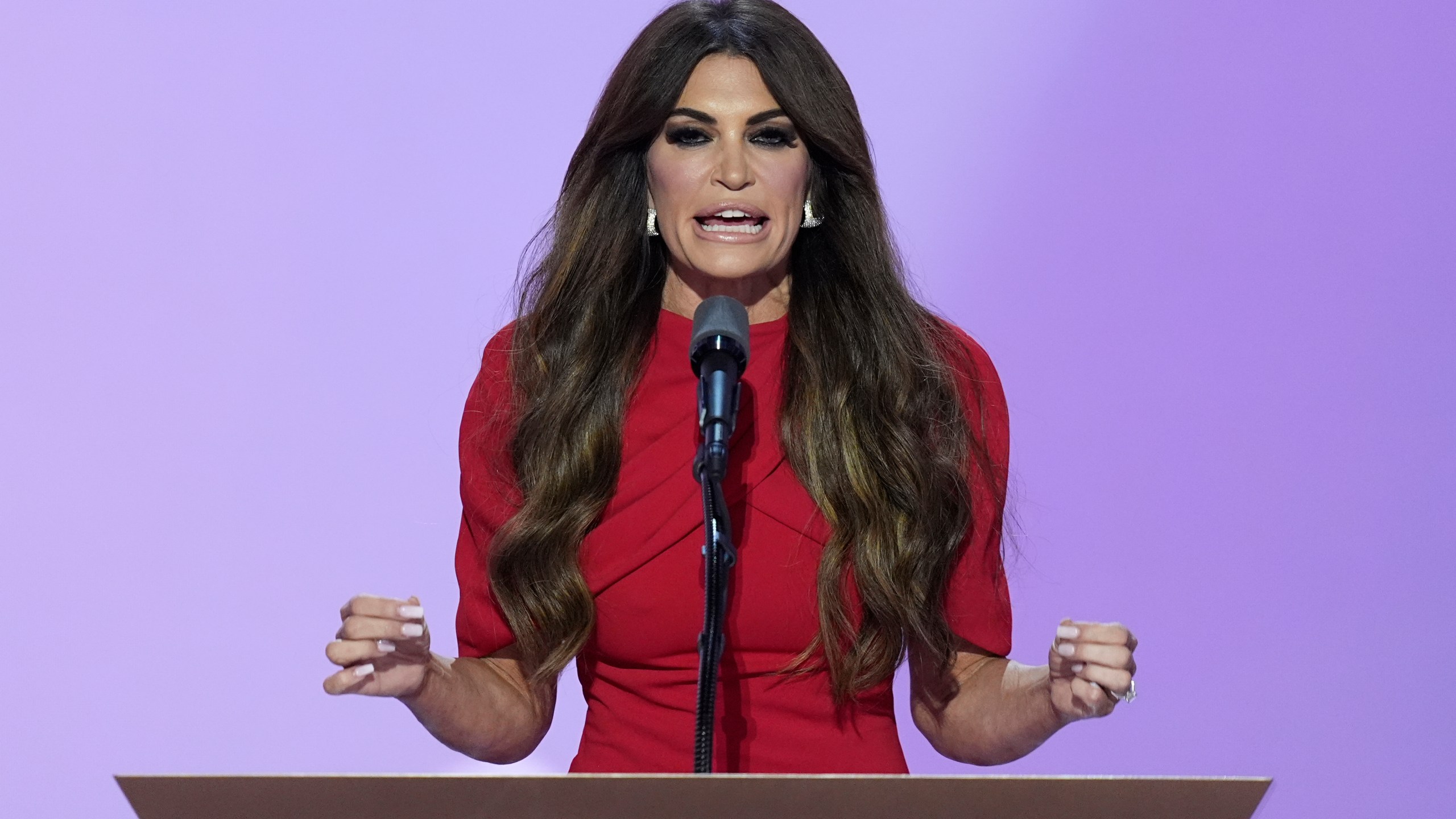 Kimberly Guilfoyle speaks during the Republican National Convention