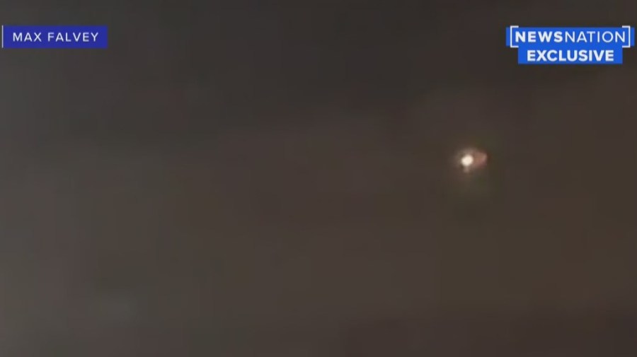 NewsNation broadcasted exclusive footage of the drone sightings