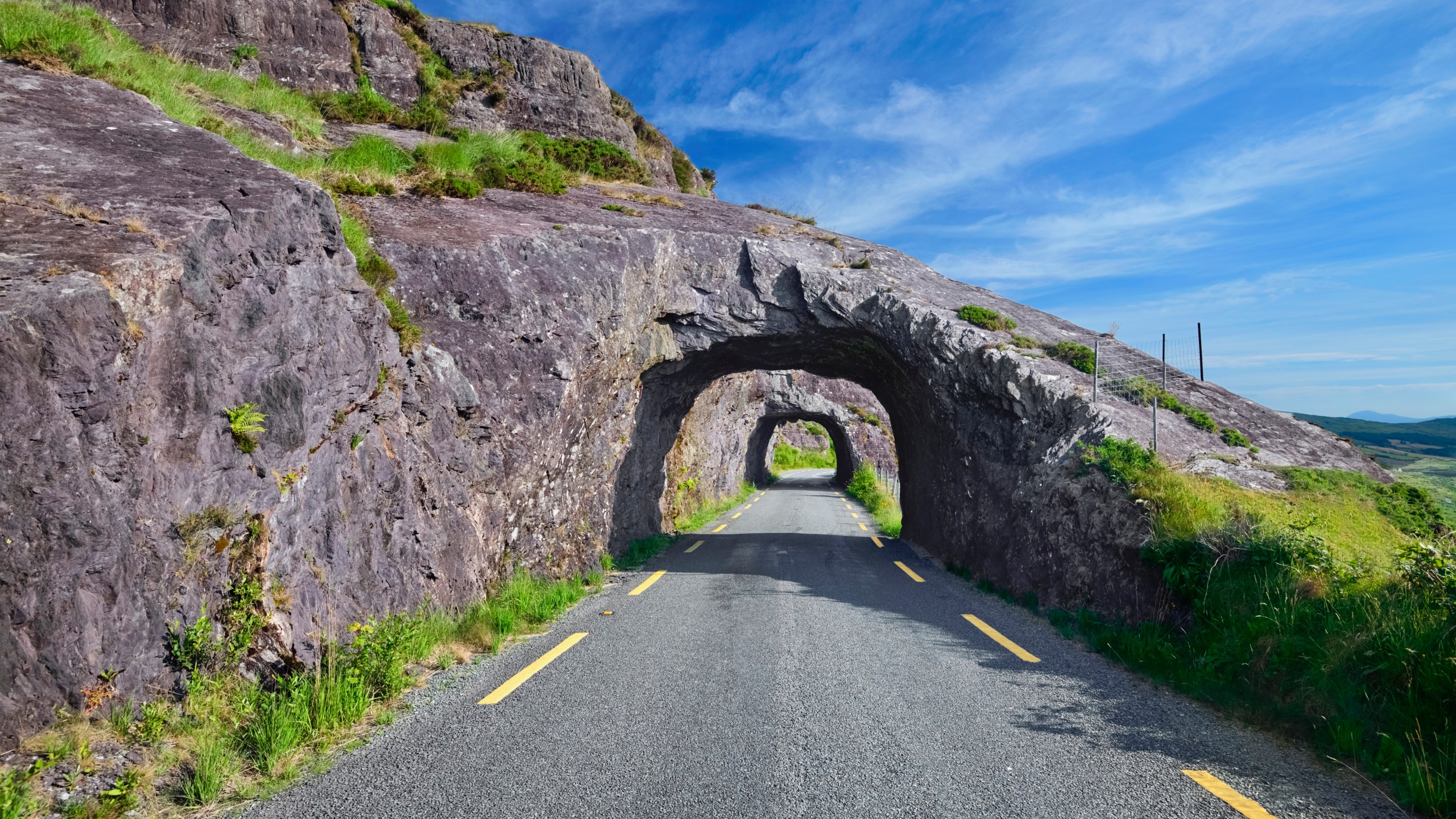 The Tunnel Road on the county boundary of counties Cork and Kerry.