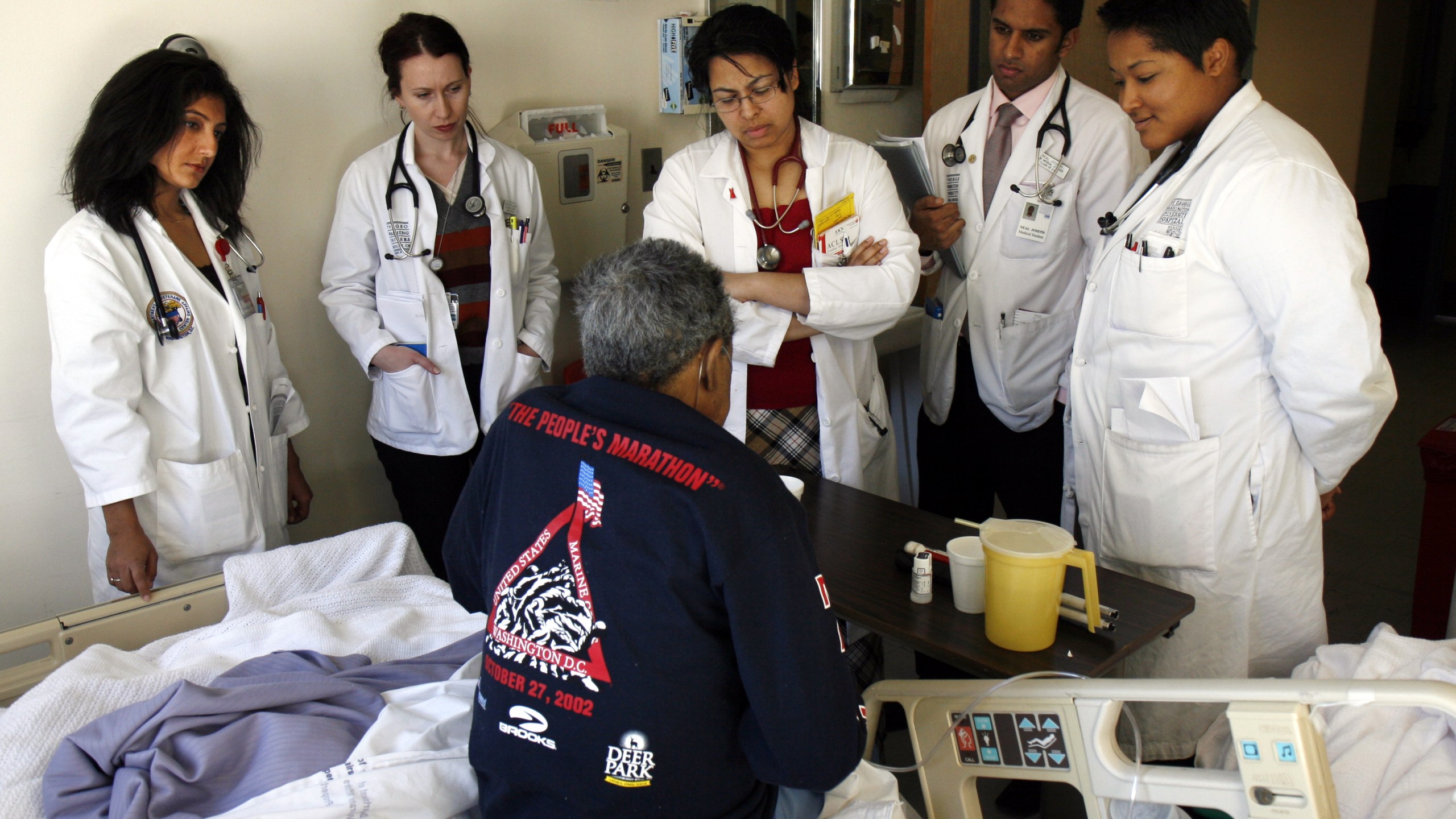 Doctors discuss treatment