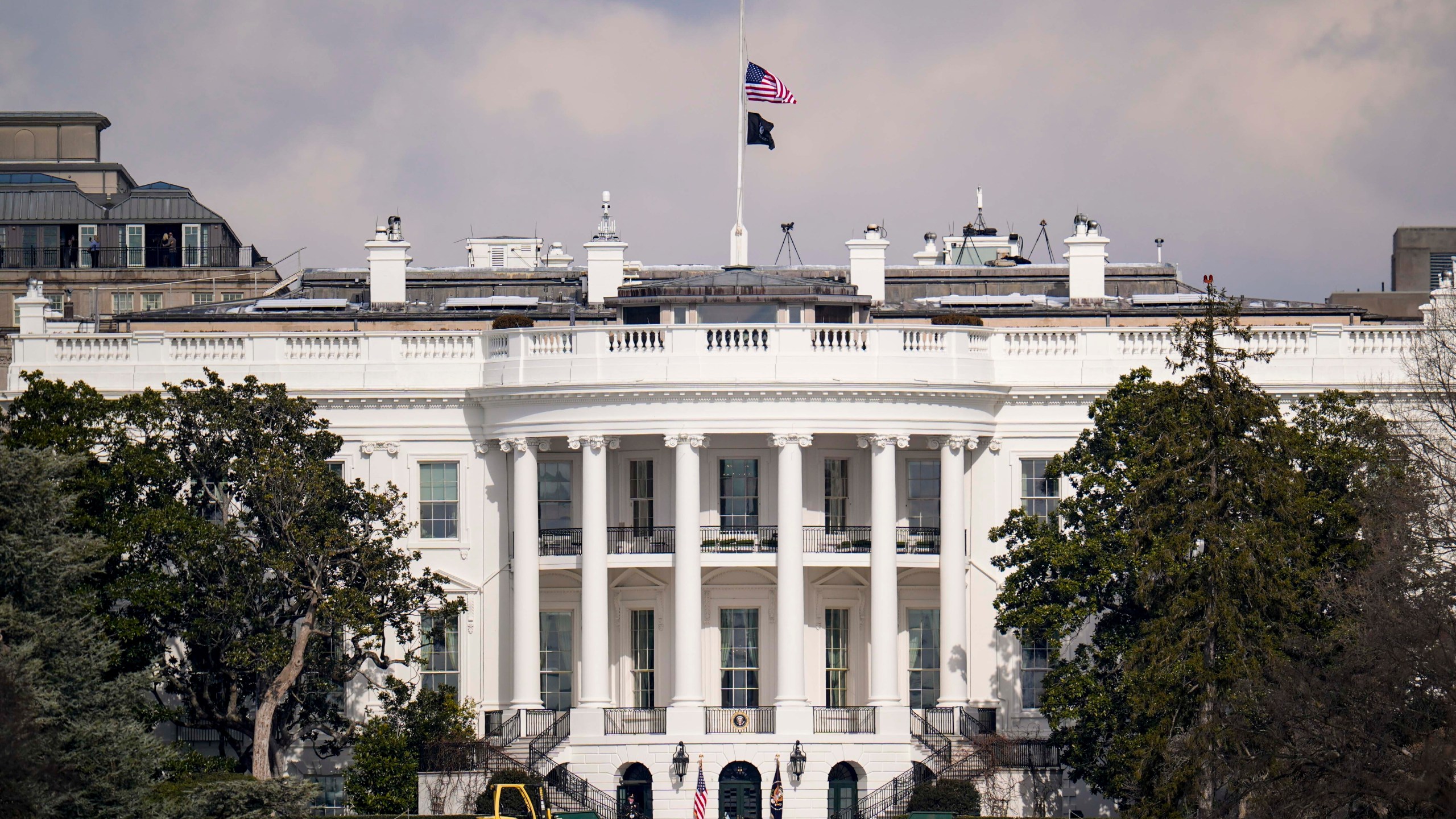 FILE - The White House is seen, Jan. 20, 2025, in Washington. (AP Photo/Mike Stewart, File)