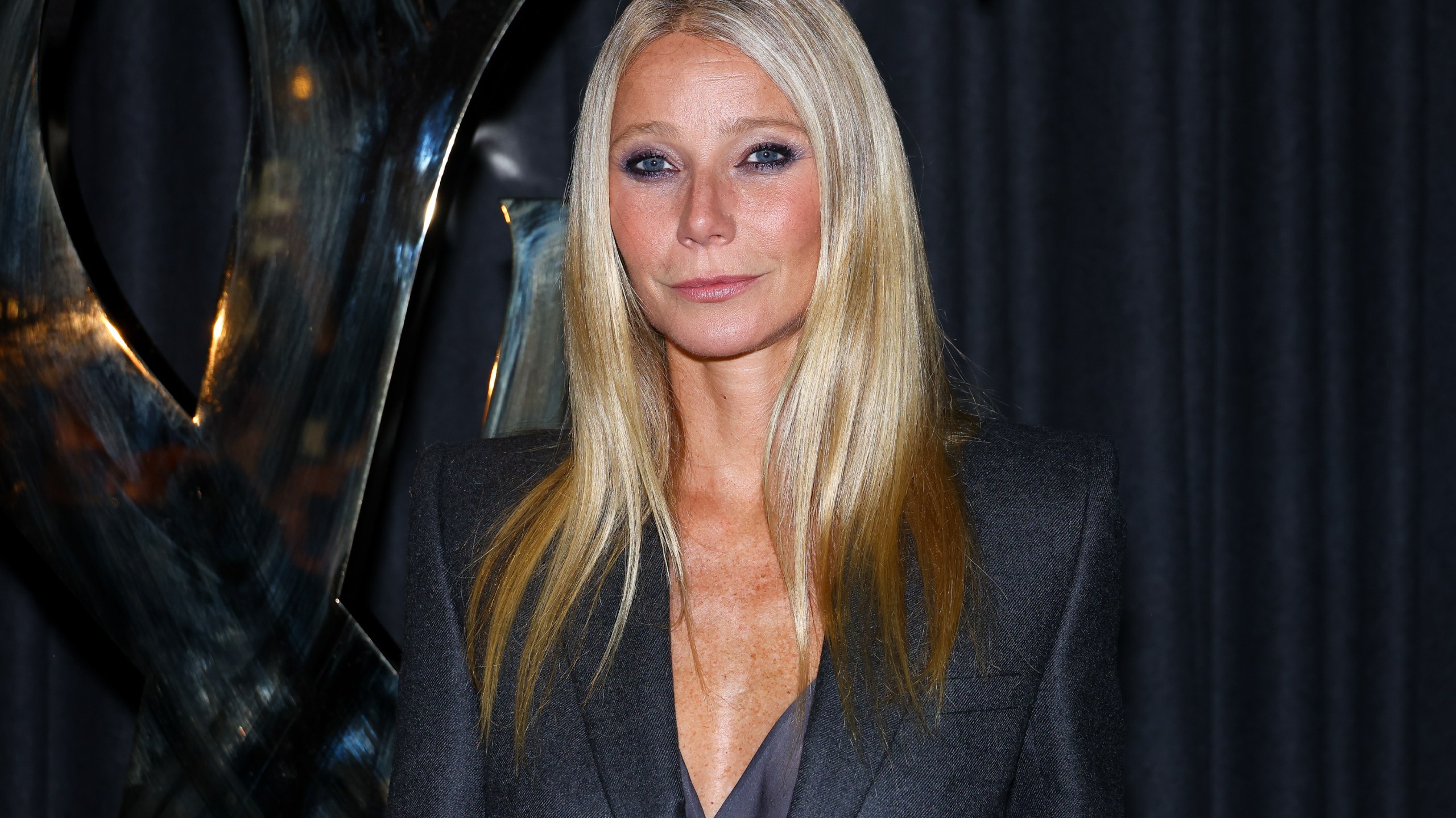 Gwyneth Paltrow attends the Saint Laurent Womenswear Spring-Summer 2025 show