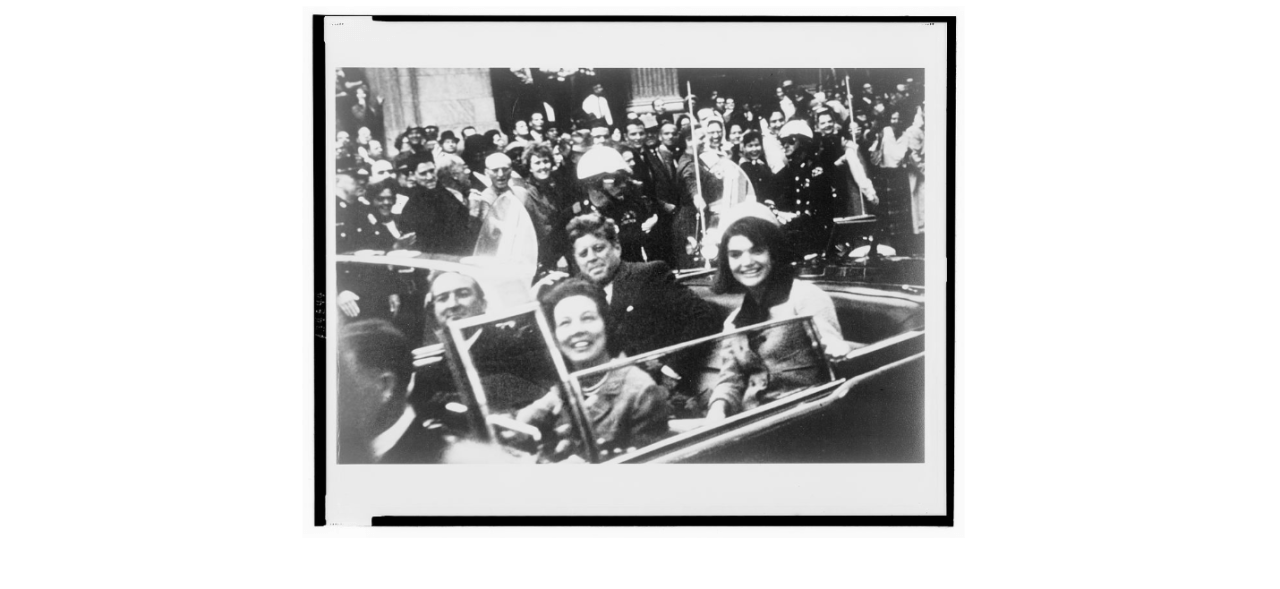 John F. Kennedy, Jackie Kennedy and other sin a motorcade
