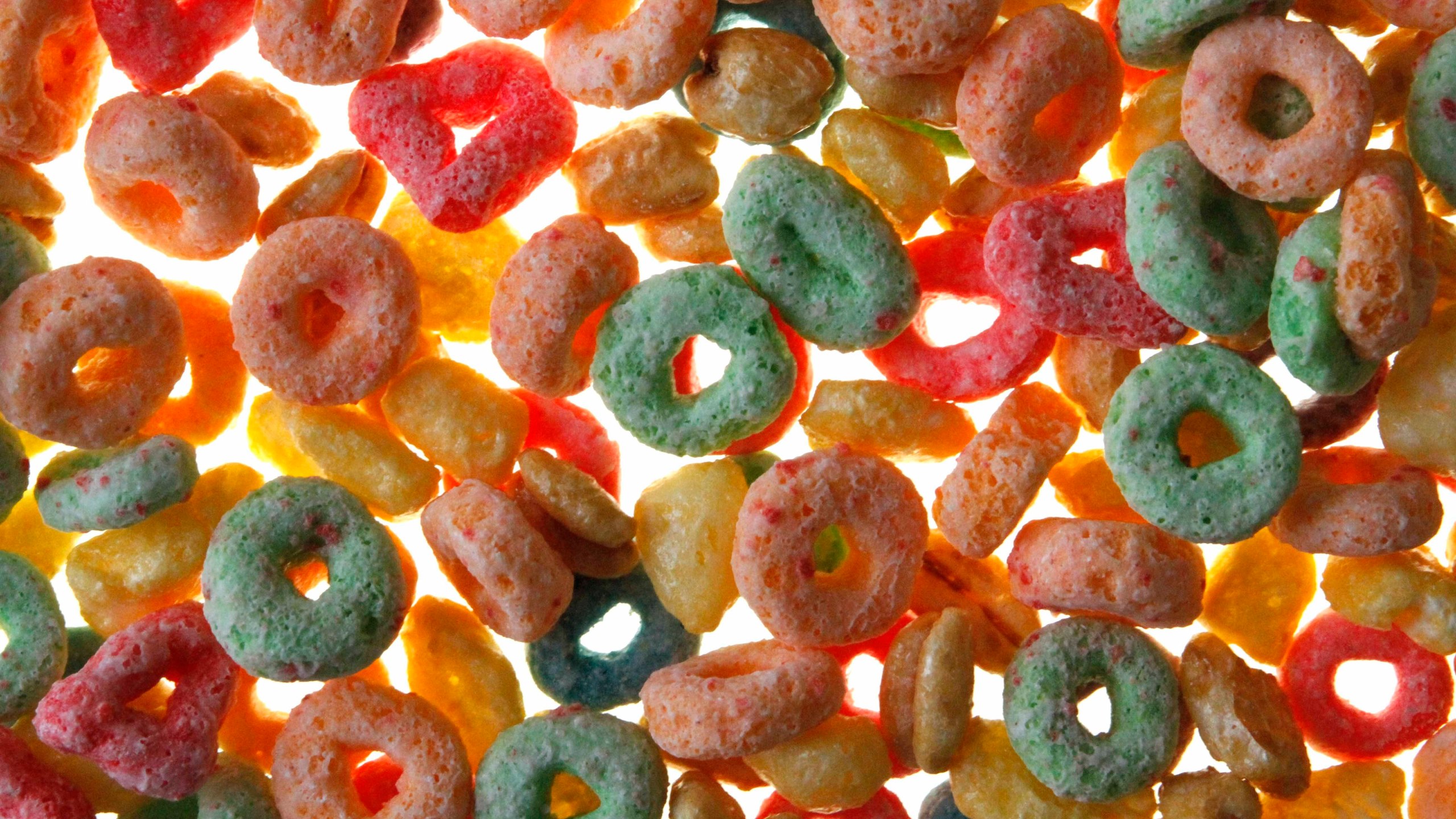 An assortment of Kellogg's Froot Loops