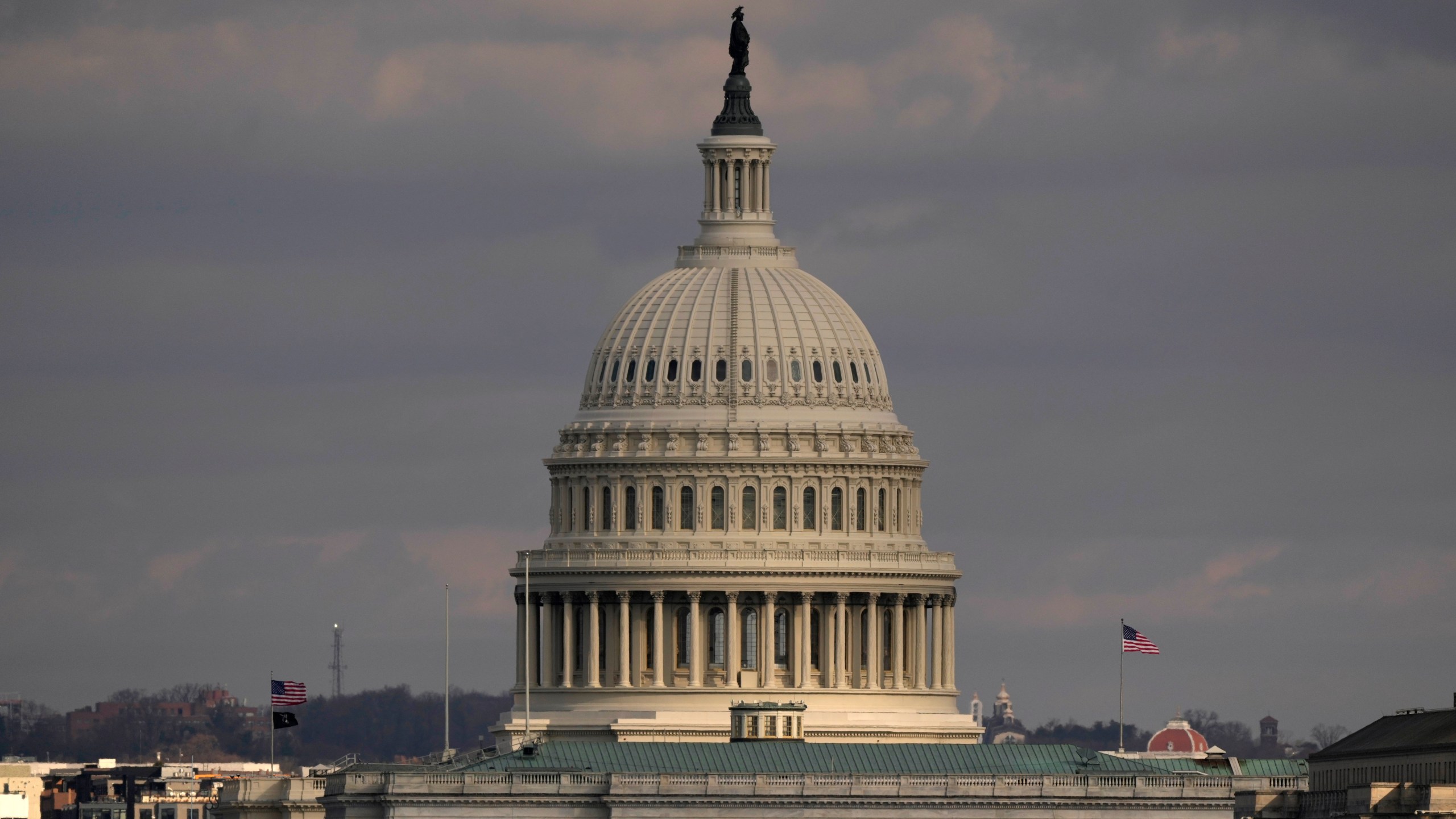 The U.S. Capitol is seen, Saturday, Feb. 1, 2025, in Washington. (AP Photo/Carolyn Kaster)