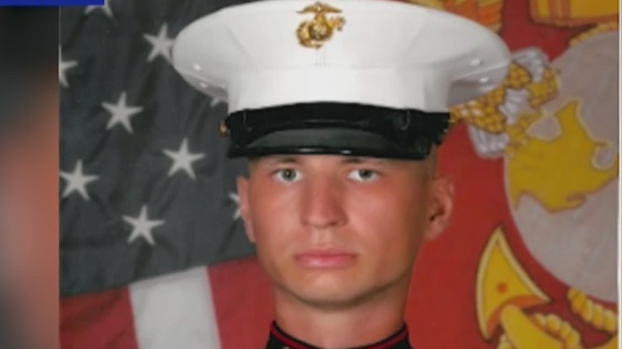 robert gilman in Marine dress uniform