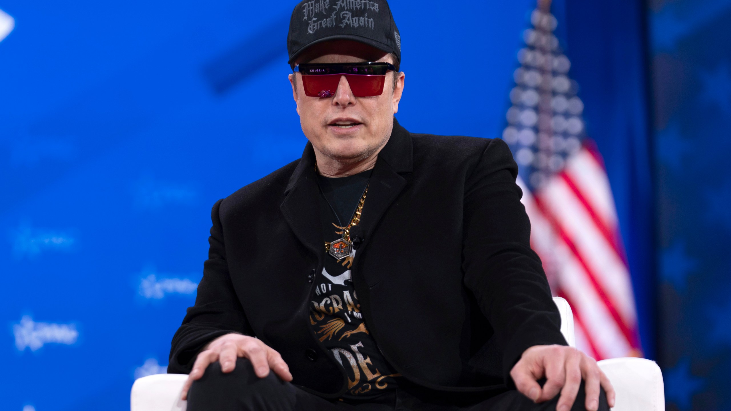 Elon Musk speaks at the Conservative Political Action Conference