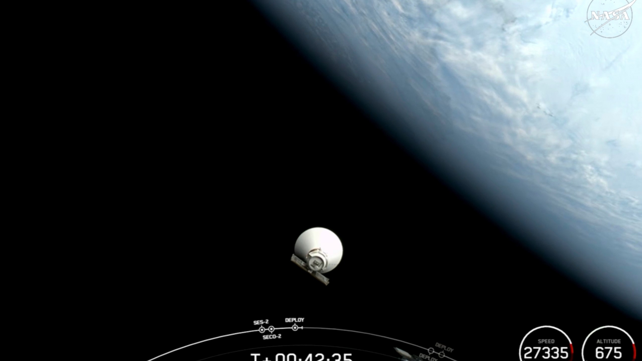 NASA's newest space telescope, Spherex, drifts off into space