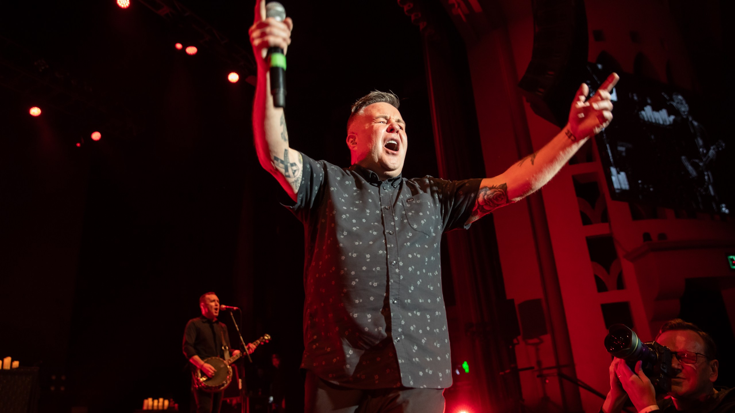Ken Casey of Dropkick Murphys performs onstage