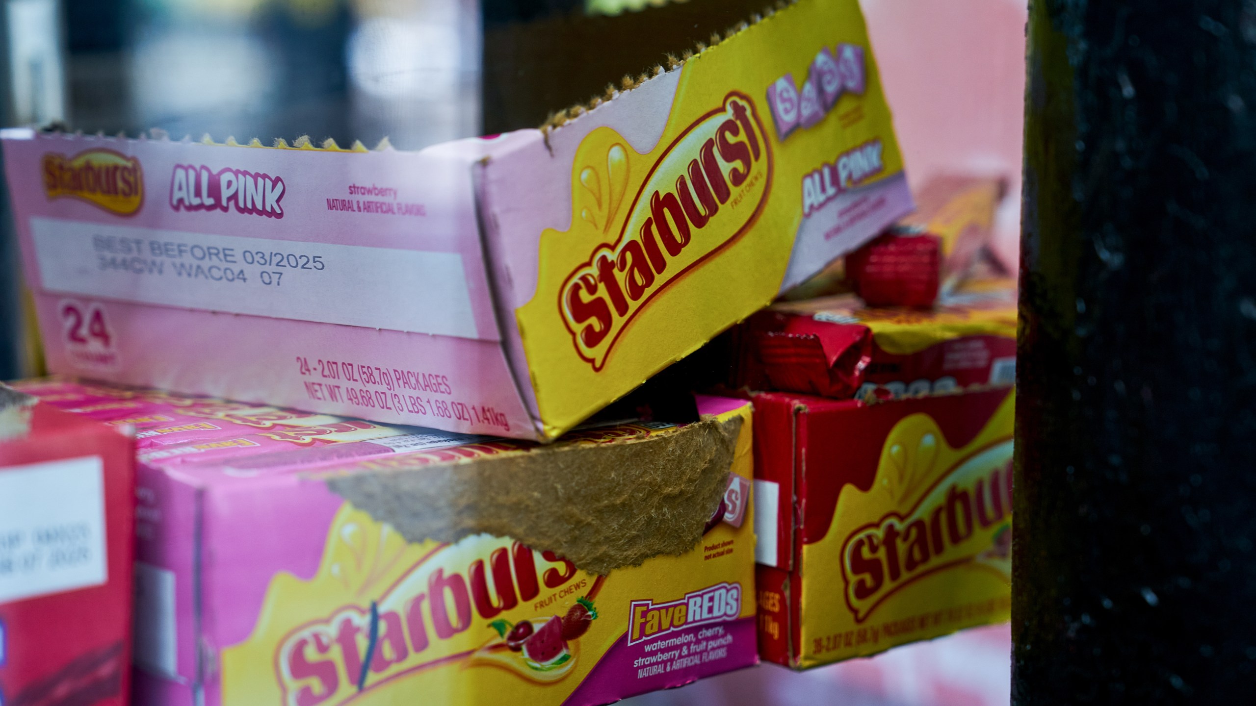 Mars Inc's Starburst candy at a store