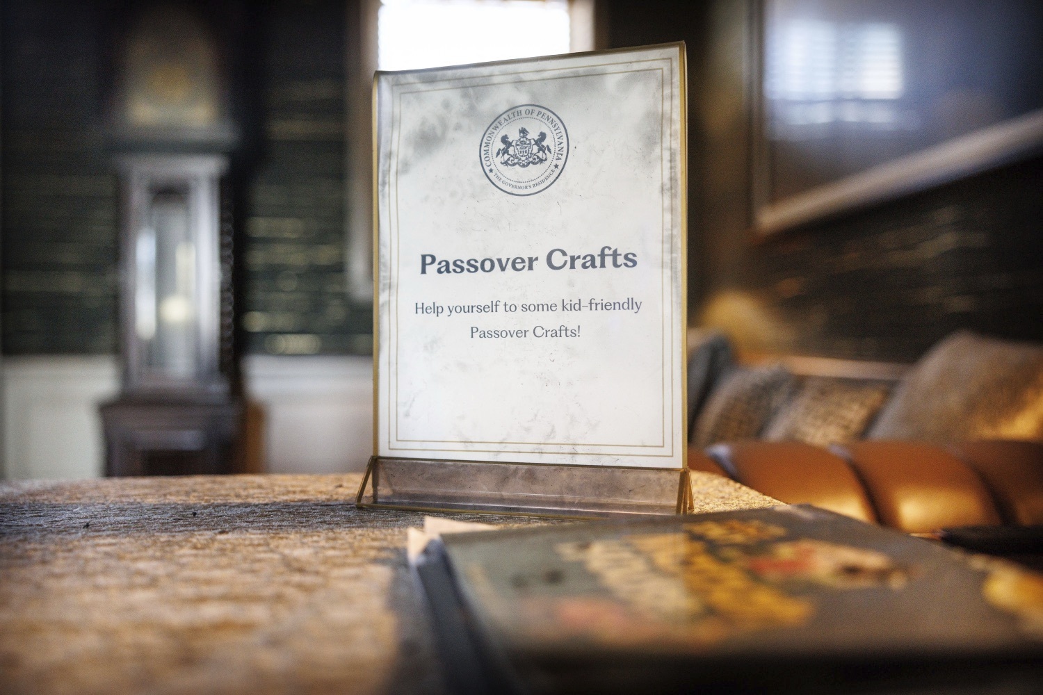 This image provided by Commonwealth Media Services shows damage after a fire at the Pennsylvania governor’s mansion while Democratic Gov. Josh Shapiro and his family slept inside on Sunday, April 13, 2025, in Harrisburg, Pa. (Commonwealth Media Services via AP)