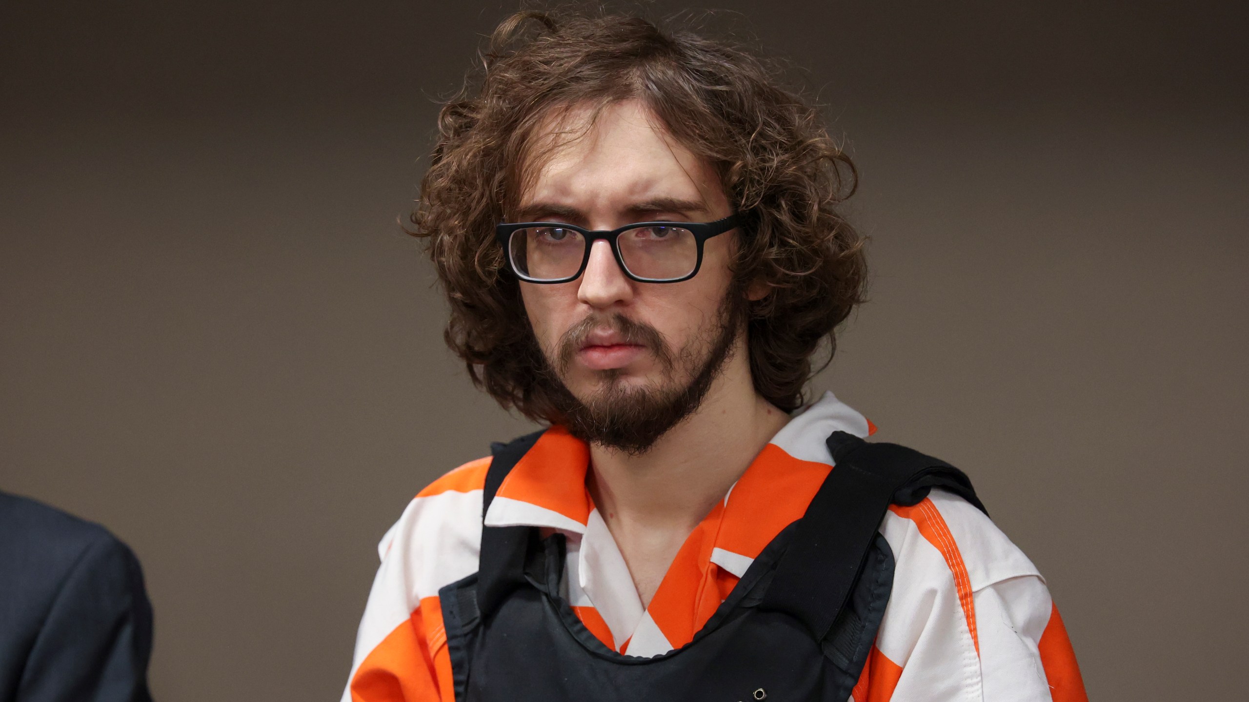 Patrick Crusius attends a sentencing hearing with Judge Sam Medrano in the 409th district Commissioners Courtroom at the Enrique Moreno County Courthosue during in El Paso, Texas, April 21, 2025. (Ruben R. Ramirez/Pool Photo via AP)