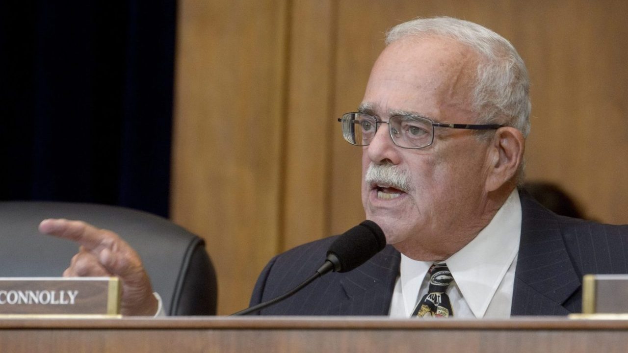 Gerry Connolly speaks during a hearing