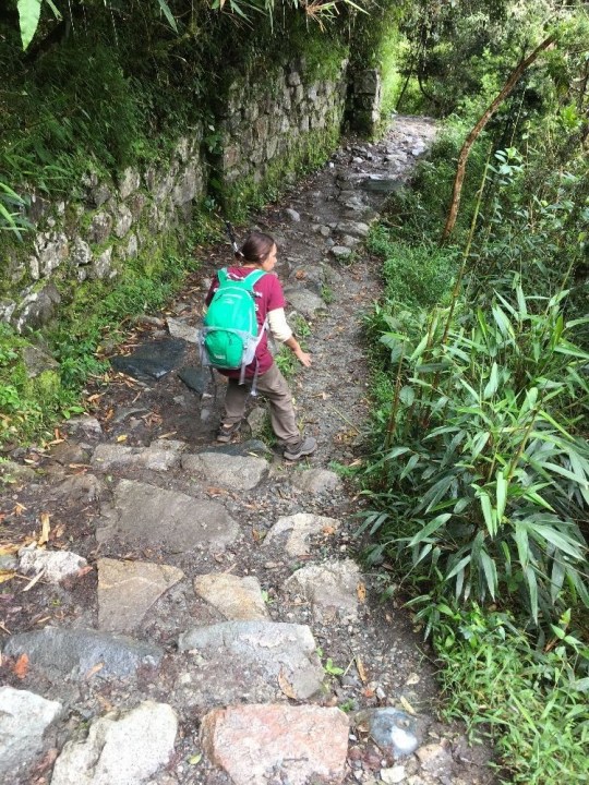 Carla Valpeoz at Machu PIcchu