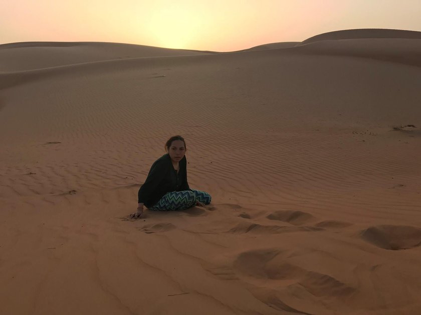 Carla Valpeoz in Egypt