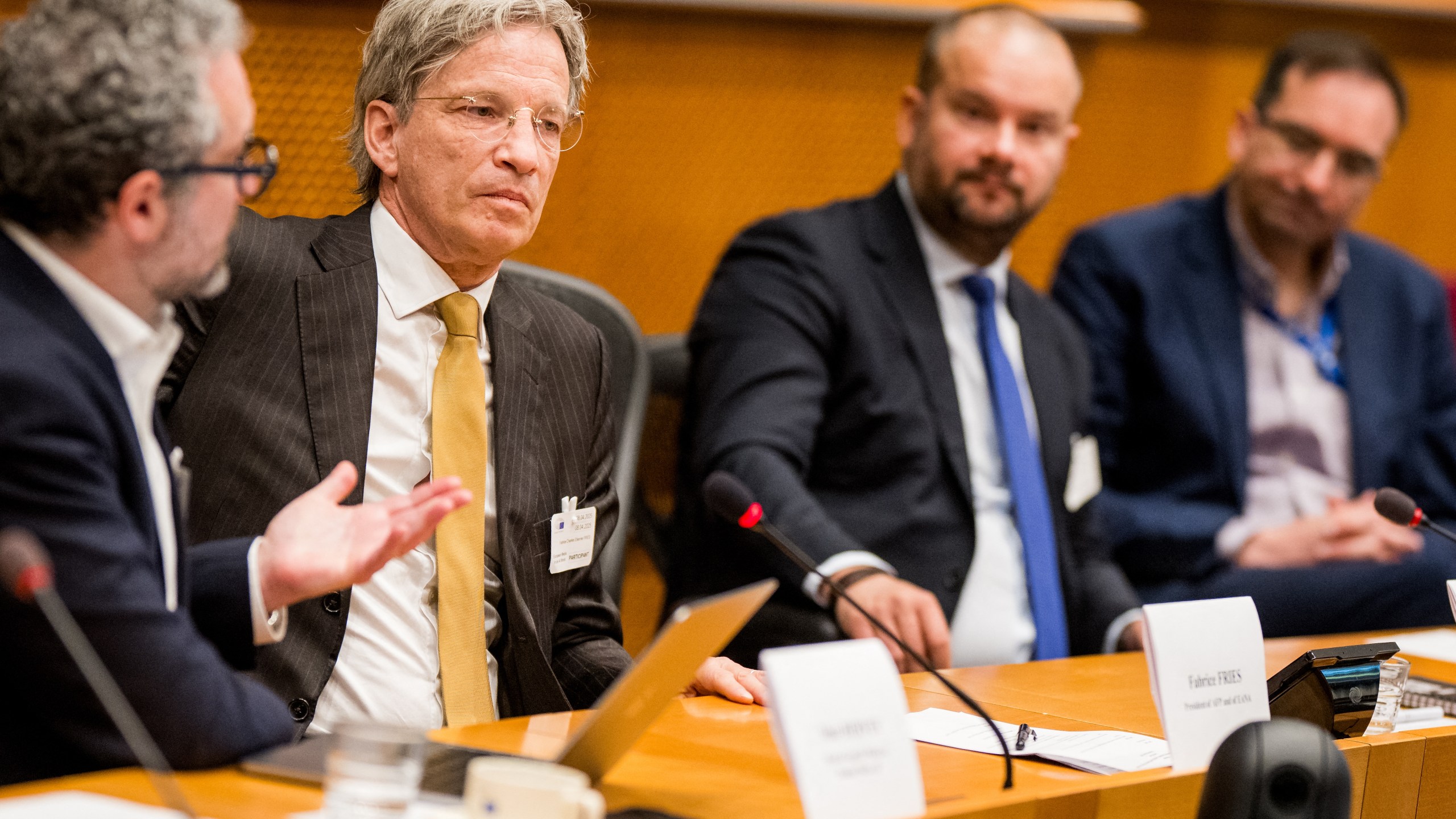 Matthew Hervey and EANA and AFP President Fabrice Fries pictured