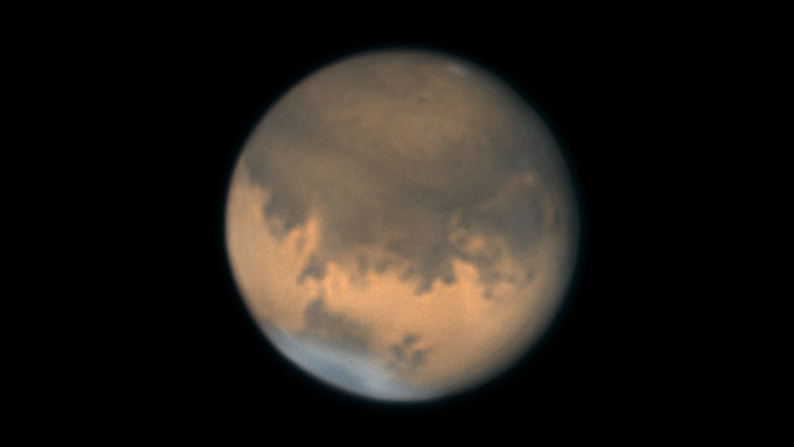 faraway view of Red Planet, Mars