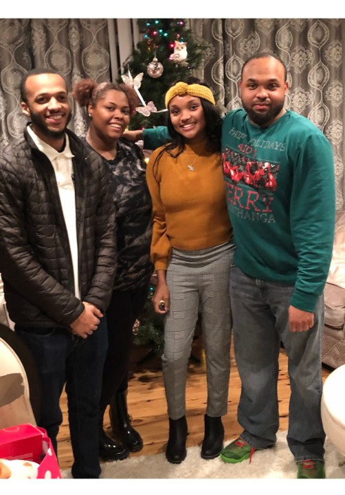 Paige Coffey and family