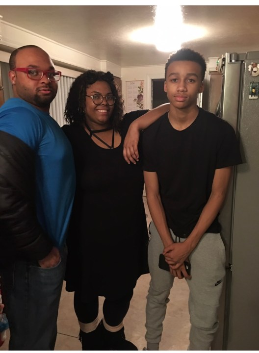 Paige Coffey and brothers