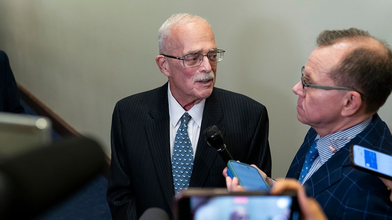 Gerry Connolly speaks to reporters